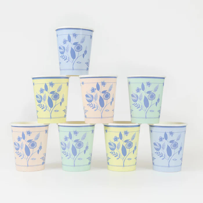 Vintage Botanical Vasos