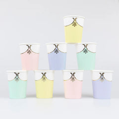 Rococo Pastel Vasos