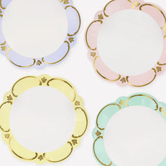 Rococo Pastel Platos Grandes