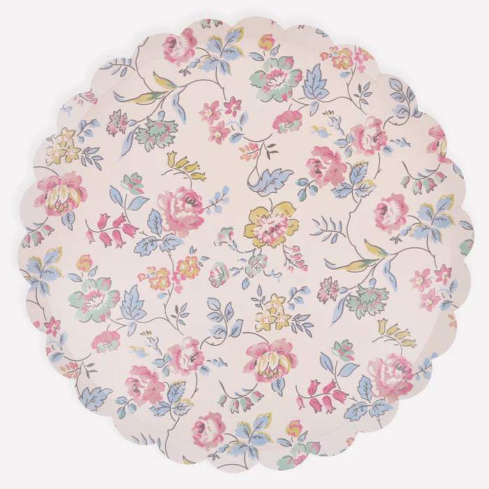 Pink Chintz Platos Grandes