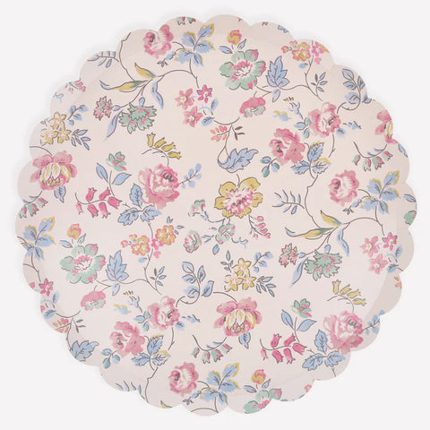 Pink Chintz Platos Grandes