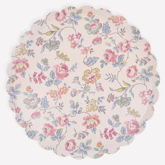 Pink Chintz Platos Grandes