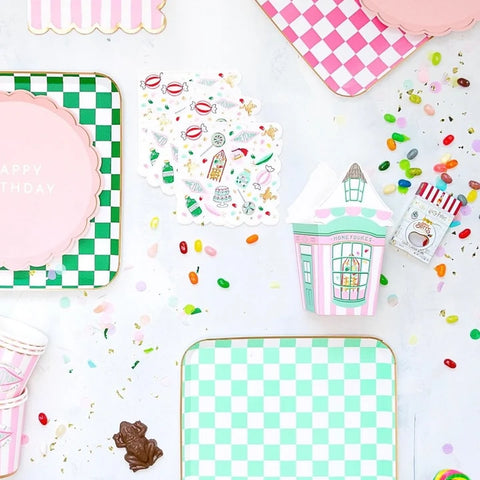 SERVILLETAS CHICAS CON ESTAMPADO PEQUEÑO DE HARRY POTTER HONEYDUKES 24pz.