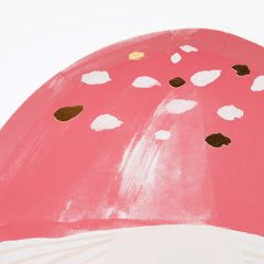 Platos forma de Champinon