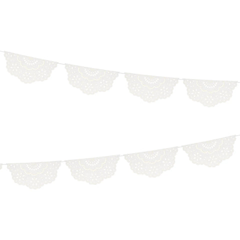 Guirnalda Blanca Broderie Anglaise Laice Encaje