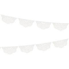 Guirnalda Blanca Broderie Anglaise Laice Encaje