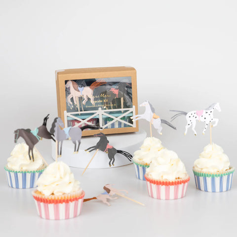 Cupcake kit Caballos