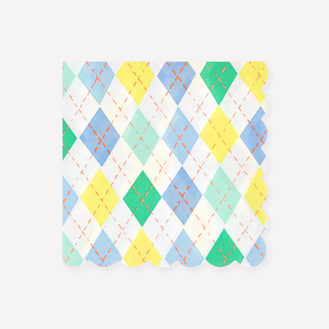 Argyle Servilletas Grandes