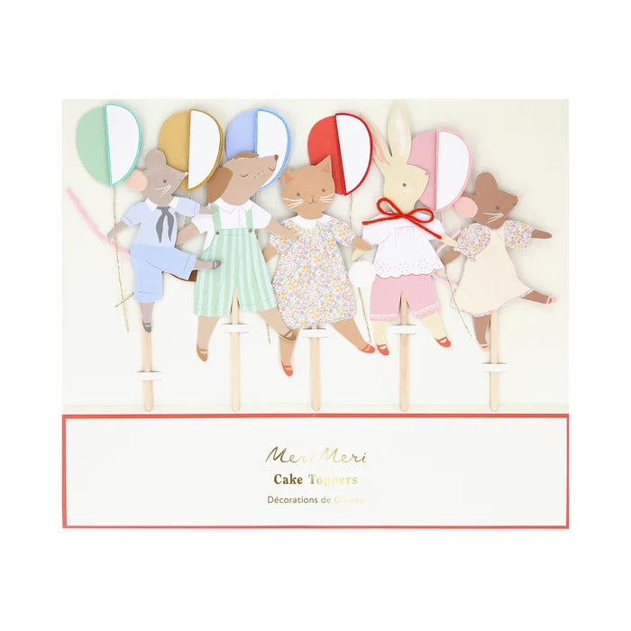 Animal Friends Cake Topper