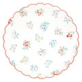 plato dinner ditsy posy scalloped
