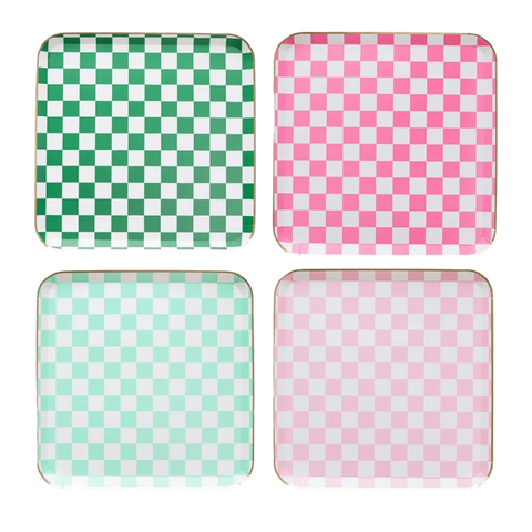 PLATOS GRANDES A CUADROS DE HARRY POTTER X BONJOUR FETE HONEYDUKES 8pz.