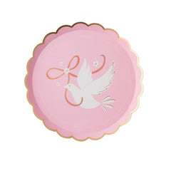 plato postre dove petal pink 8 pz.