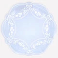 plato dinner rococo azul 8 pz.