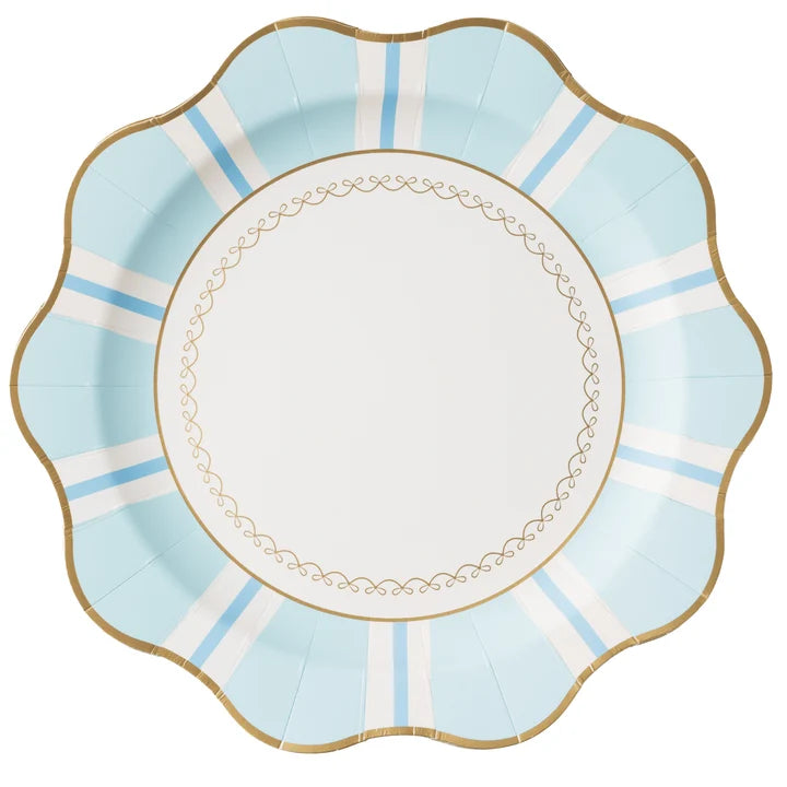 PLATOS LLANOS REGENCY STRIPE DE MENTA FRESCA 8 pz.