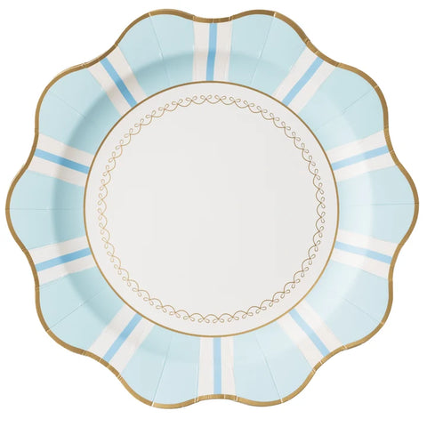 PLATOS LLANOS REGENCY STRIPE DE MENTA FRESCA 8 pz.