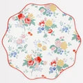 plato dinner vintage floral