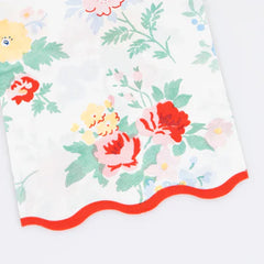 servilleta larga vintage floral