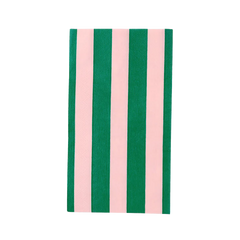 pink and green signature cabana stripe guest towels
