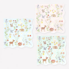 servilletas pequeños animales