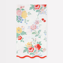 servilleta larga vintage floral
