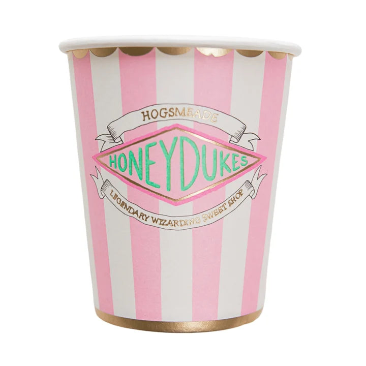 VASO DE RAYAS ROSAS DE HARRY POTTER X BONJOUR FETE HONEYDUKES